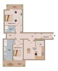 Appartmenthaus_cura_Deluxe_Premium_Suite_90_m_2-4_Pers